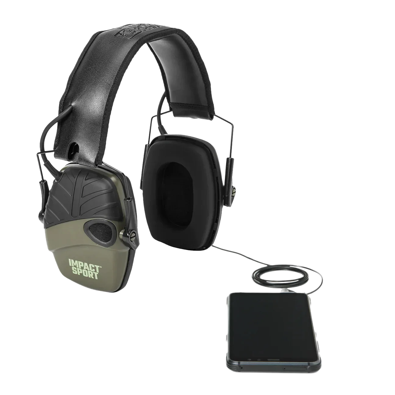Howard Leight Impact Sport Active Headphones OD Green